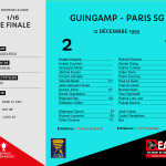 CDL 1995-1996 16e finale  Guingamp-Paris SG